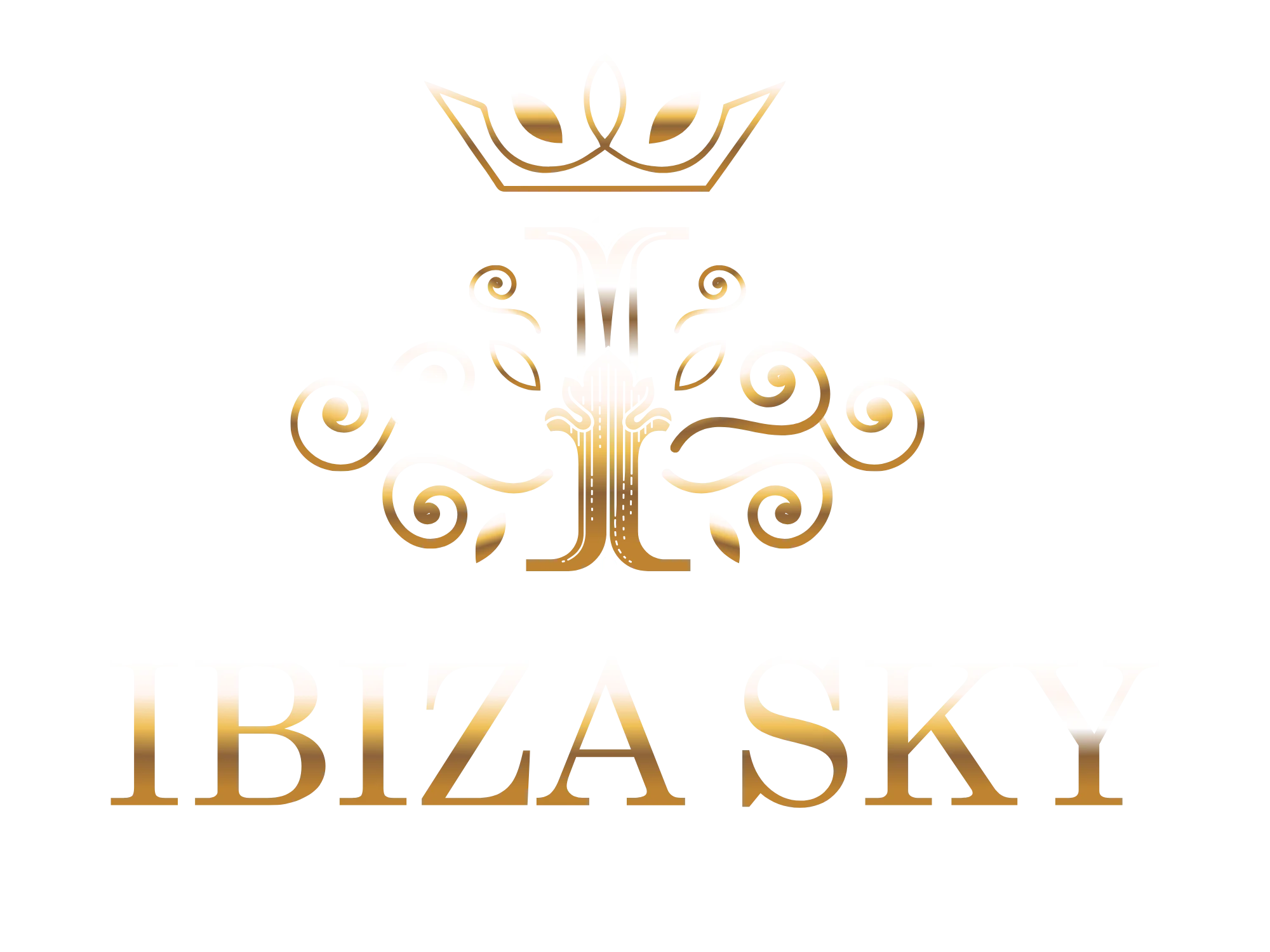 Gold and White premium logo