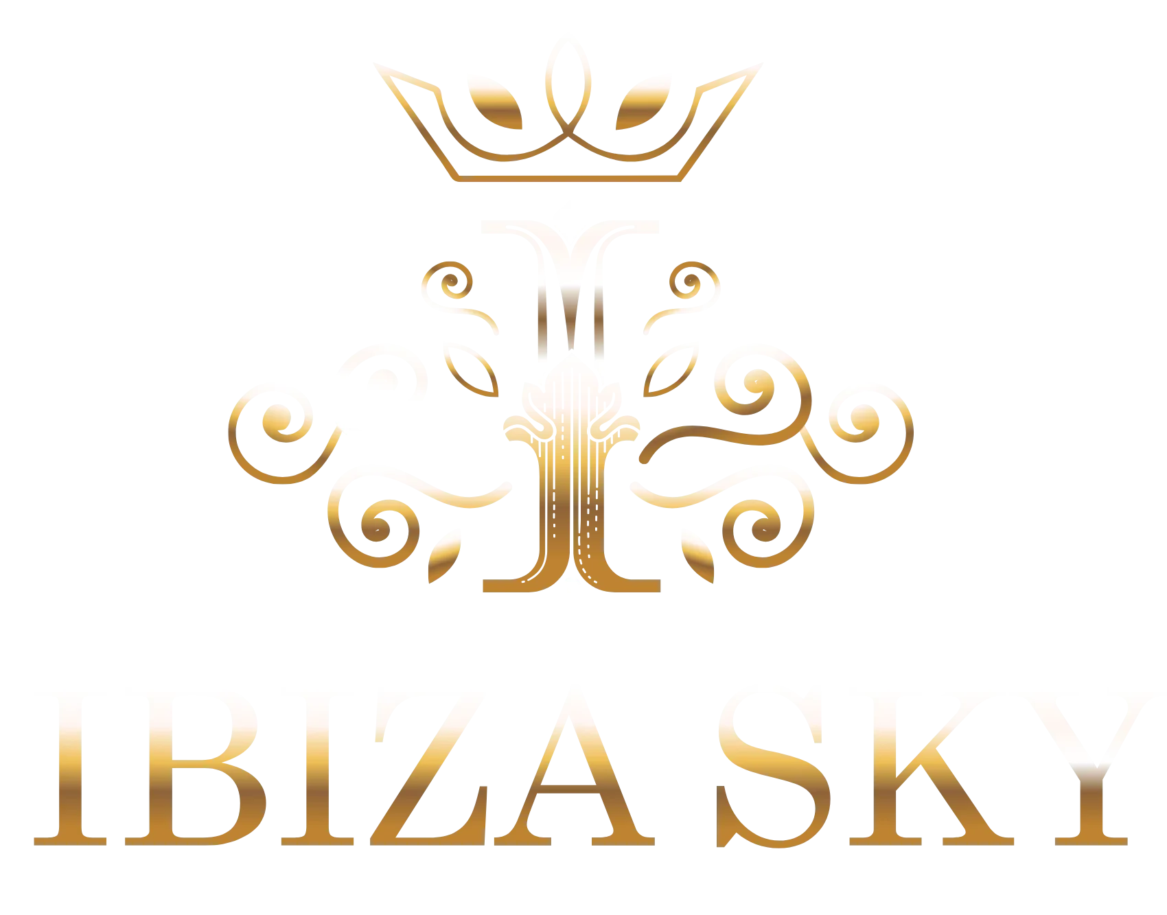 Gold and White premium logo