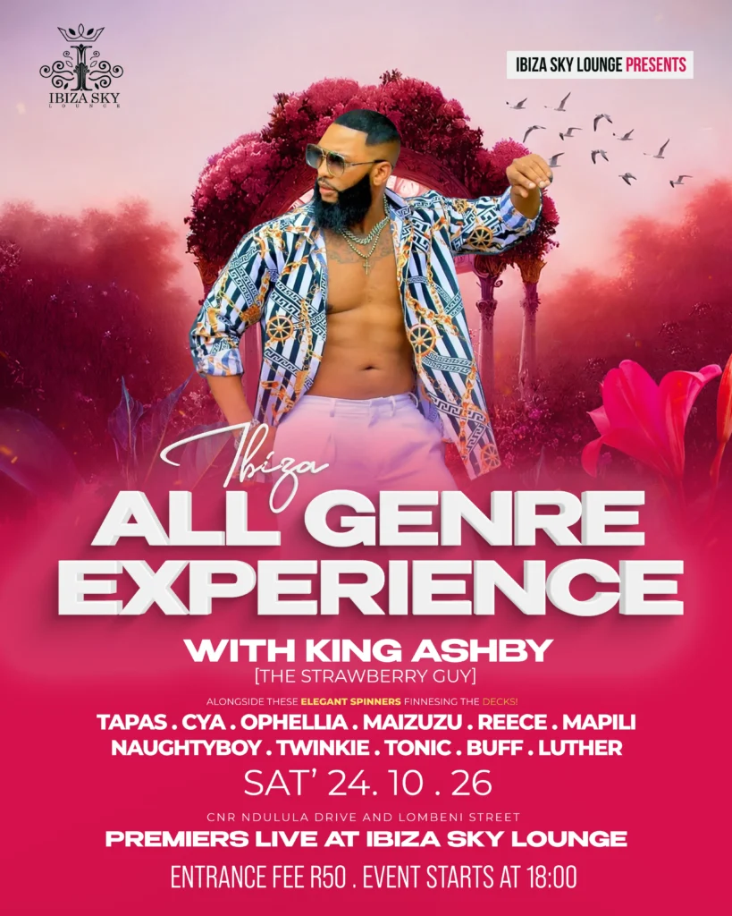Ibiza All Genre Experience with King Ashby at Ibiza Sky Lounge